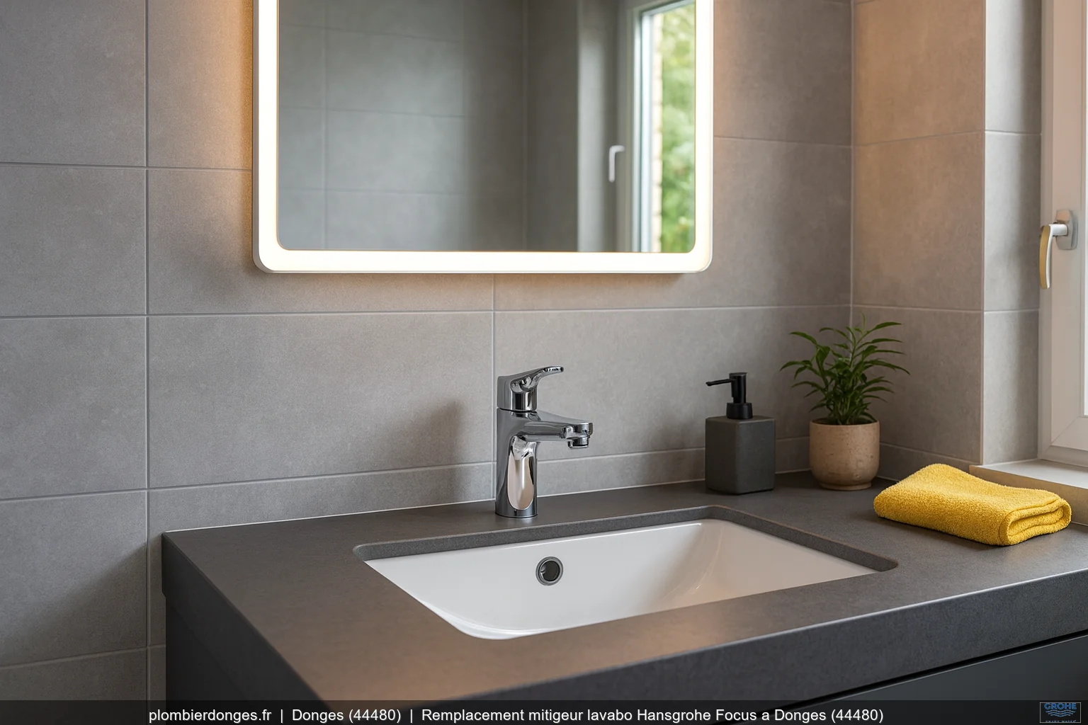 Remplacement mitigeur lavabo Hansgrohe Focus a Donges (44480)